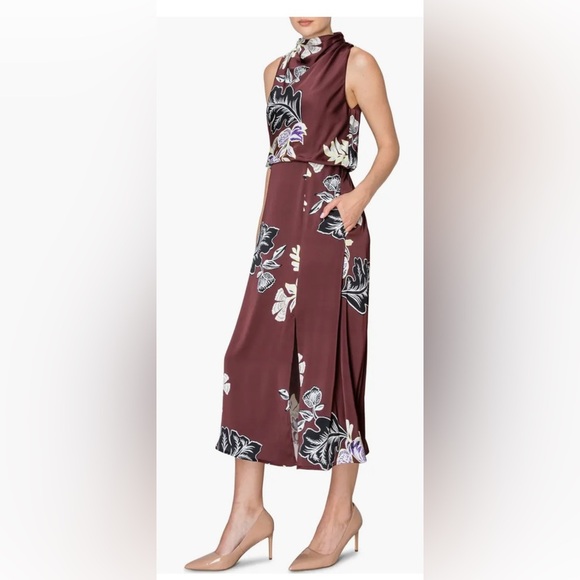 NWT Mellodqy Nordstrom Placed Floral Print Sleeveless Dress , size M - Picture 8 of 10